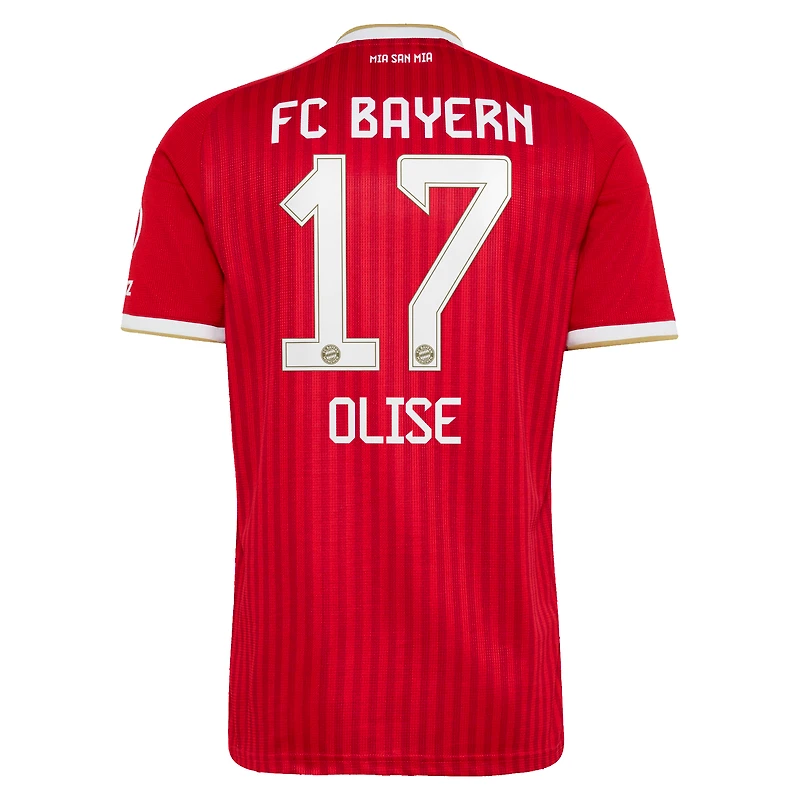 Men's adidas Michael Olise Red Bayern Munich 2026/27 Home Replica Jersey