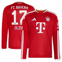 Maillot domicile réplique manches longues adidas Michael Olise rouge Bayern Munich 2026/27 pour homme