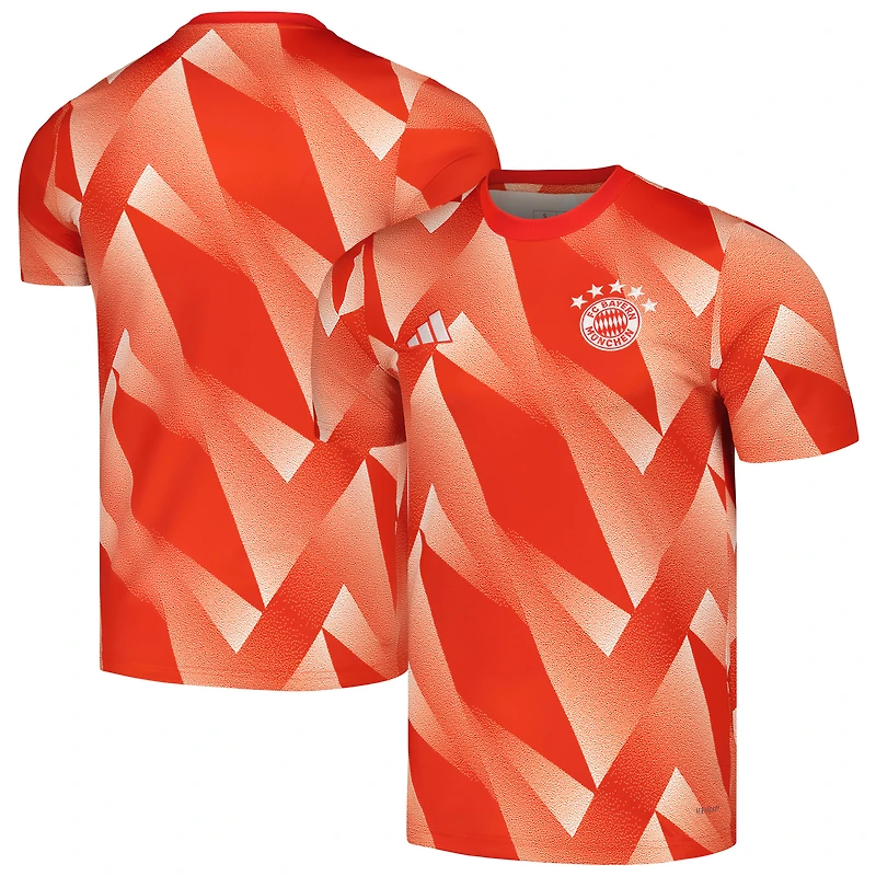 Haut d'avant-match adidas Bayern Munich 2022/23 rouge pour homme