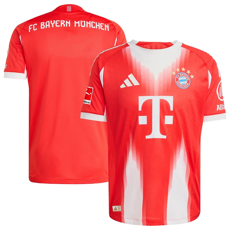 Men's adidas Red Bayern Munich 2025/26 Home Authentic Jersey
