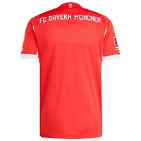 Men's adidas Red Bayern Munich 2025/26 Home Authentic Jersey