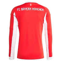 Men's adidas Red Bayern Munich 2025/26 Home Replica Long Sleeve Jersey