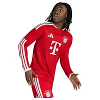 Maillot domicile réplique à manches longues adidas rouge Bayern Munich 2026/27 pour homme