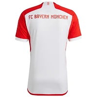 Men's adidas  White Bayern Munich 2023/24 Home Replica Jersey