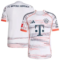 Men's adidas  White Bayern Munich 2025/26 Away Authentic Jersey