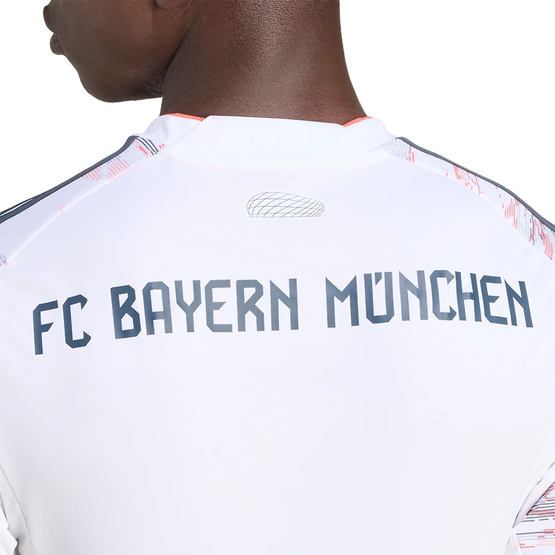 Maillot réplique extérieur blanc adidas Bayern Munich 2025/26 pour homme