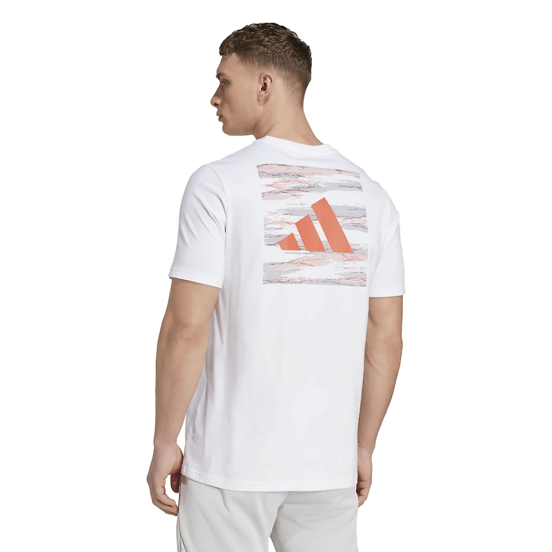 T-shirt adidas blanc à motif crochet pour homme, maillot Bayern Munich
