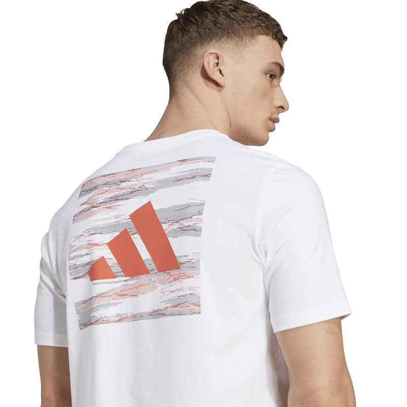 T-shirt adidas blanc à motif crochet pour homme, maillot Bayern Munich