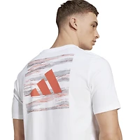 T-shirt adidas blanc à motif crochet pour homme, maillot Bayern Munich