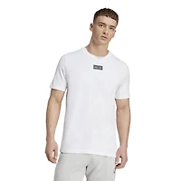 T-shirt adidas blanc à motif crochet pour homme, maillot Bayern Munich