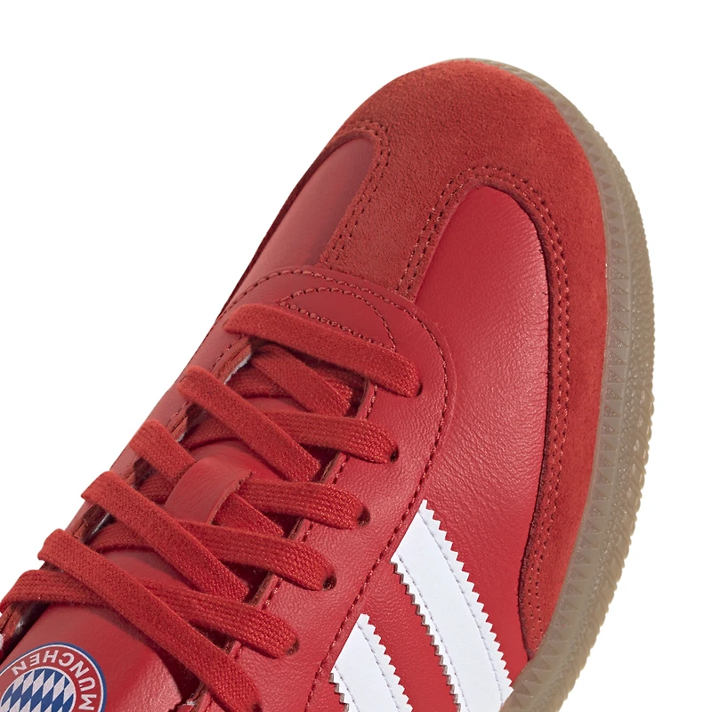 Chaussures unisexes adidas rouges pour maillot domicile du Bayern Munich Team Samba