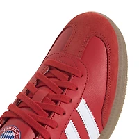 Chaussures unisexes adidas rouges pour maillot domicile du Bayern Munich Team Samba