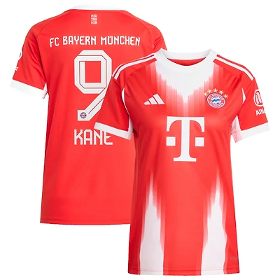 Women's adidas Harry Kane Red Bayern Munich 2025/26 Home Replica Jersey