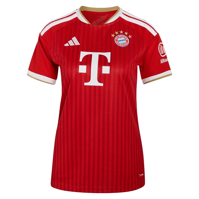 Women's adidas Jamal Musiala Red Bayern Munich 2026/27 Home Replica Jersey