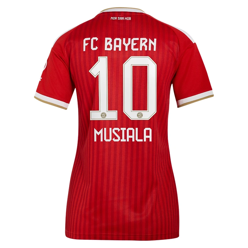 Women's adidas Jamal Musiala Red Bayern Munich 2026/27 Home Replica Jersey