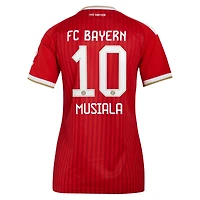 Women's adidas Jamal Musiala Red Bayern Munich 2026/27 Home Replica Jersey
