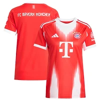 Women's adidas Red Bayern Munich 2025/26 Home Replica Jersey