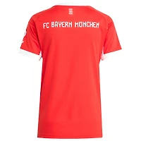 Maillot adidas rouge domicile Bayern Munich 2025/26 pour femme