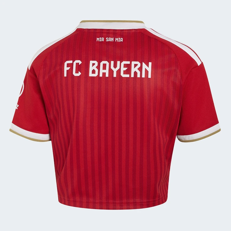 Women's adidas Red Bayern Munich 2026/27 Home Replica Cropped Jersey