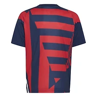 Youth adidas  Blue/Red Bayern Munich 2026/27 Pre-Match Home Training Jersey
