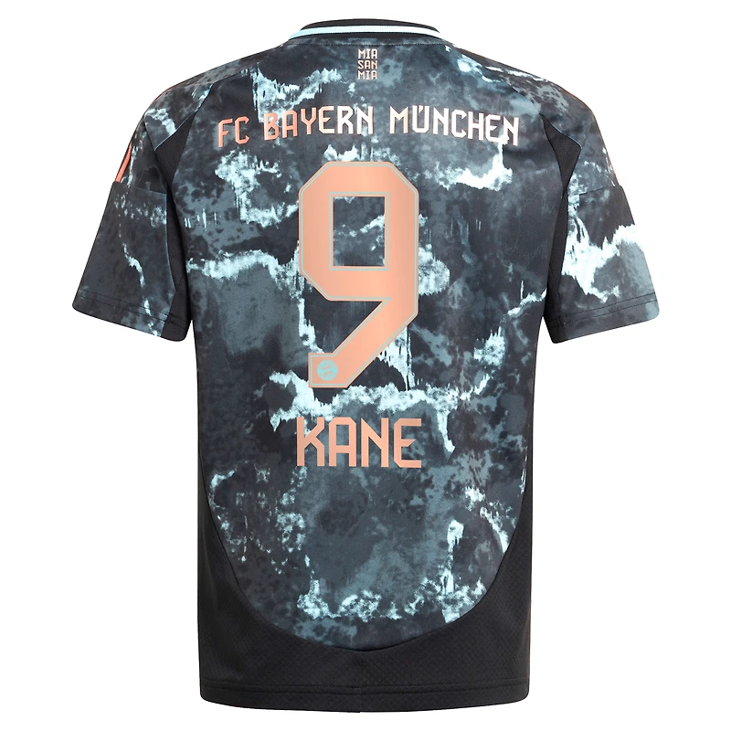 Youth adidas Harry Kane Black Bayern Munich 2024/25 Away Replica Player Jersey