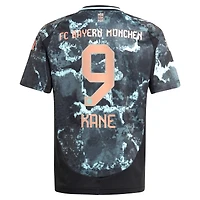 Youth adidas Harry Kane Black Bayern Munich 2024/25 Away Replica Player Jersey