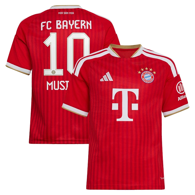 Youth adidas Jamal Musiala Red Bayern Munich 2026/27 Home Replica Jersey