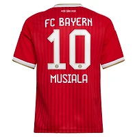 Youth adidas Jamal Musiala Red Bayern Munich 2026/27 Home Replica Jersey