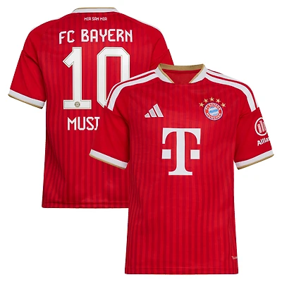 Youth adidas Jamal Musiala Red Bayern Munich 2026/27 Home Replica Jersey