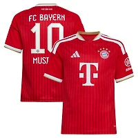 Youth adidas Jamal Musiala Red Bayern Munich 2026/27 Home Replica Jersey