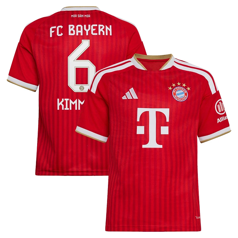 Youth adidas Joshua Kimmich Red Bayern Munich 2026/27 Home Replica Jersey