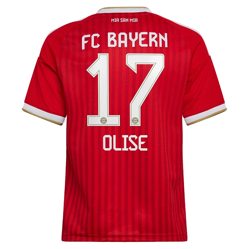 Youth adidas Michael Olise Red Bayern Munich 2026/27 Home Replica Jersey
