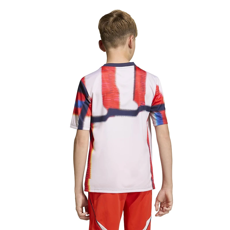 Youth adidas Navy Bayern Munich 2025/26 Pre-Match Training Jersey