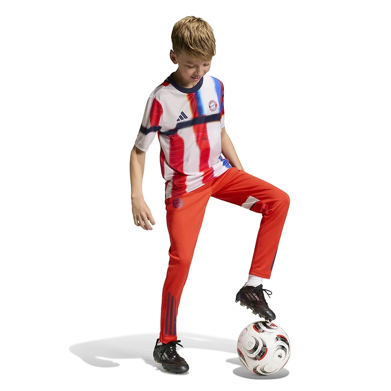 Maillot d'entraînement d'avant-match adidas Bayern Munich bleu marine 2025/26 pour jeunes
