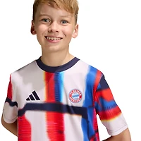 Maillot d'entraînement d'avant-match adidas Bayern Munich bleu marine 2025/26 pour jeunes