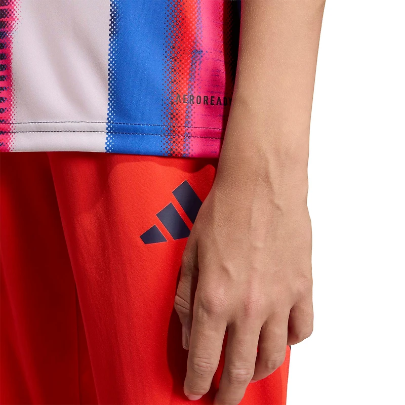 Maillot d'entraînement d'avant-match adidas Bayern Munich bleu marine 2025/26 pour jeunes