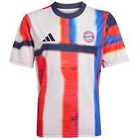 Youth adidas Navy Bayern Munich 2025/26 Pre-Match Training Jersey