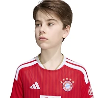 Youth adidas Red Bayern Munich 2026/27 Home Replica Jersey