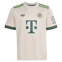 Youth adidas  Tan Bayern Munich 2025/26 Fourth Replica Jersey