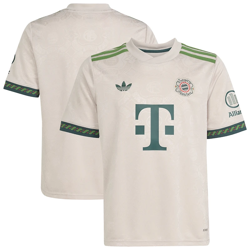 Youth adidas Tan Bayern Munich 2025/26 Fourth Replica Jersey