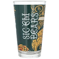 Ours Baylor 16 oz. Verre à pinte Team Dia de los Muertos