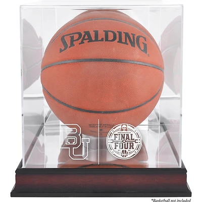 Vitrine de présentation des quatre finalistes du tournoi de basket-ball masculin NCAA 2021 des Baylor Bears