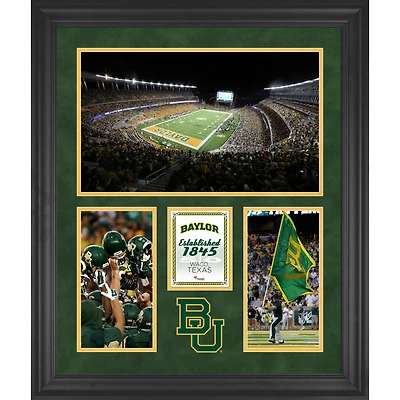 Baylor Bears McLane Stadium Framed 20'' x 24'' 3-Opening Collage