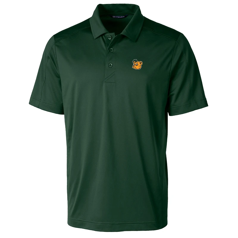 Cutter & Buck Green Baylor Bears Primary Team Logo Prospect Textured Stretch Polo