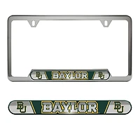 Cadre de plaque d'immatriculation en relief des Baylor Bears