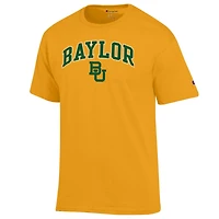 Men's Champion  Gold Baylor Bears Arch Over Logo T-Shirt