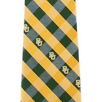 Men's Baylor Bears Woven Polyester Check Tie