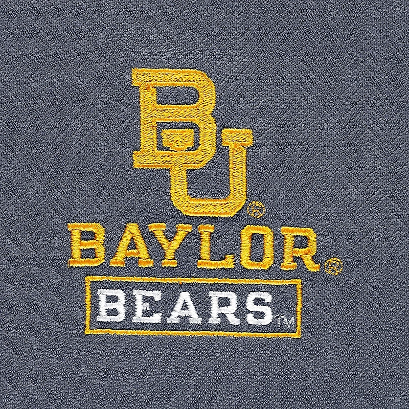 Men's Champion Gray Baylor Bears Textured Quarter-Zip Jacket