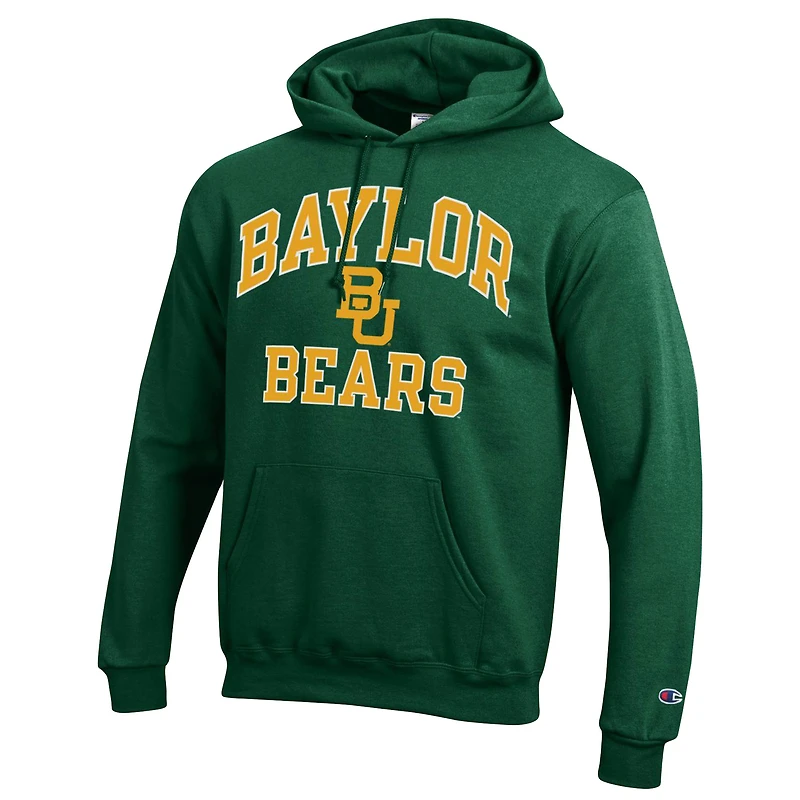 Sweat à capuche Champion vert Baylor Bears High Motor pour homme