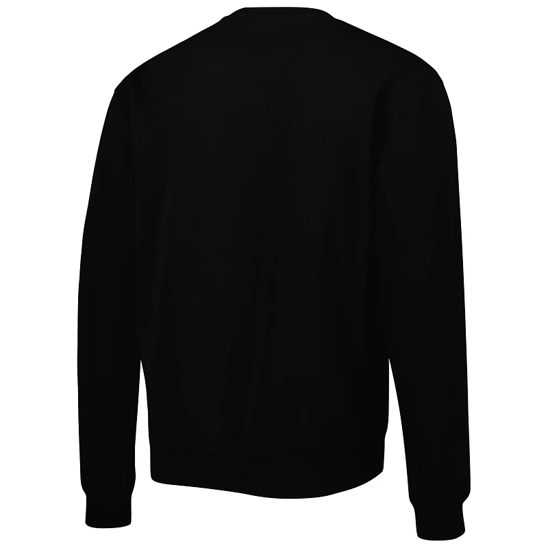 Men's Colosseum Black Baylor Bears Arch & Logo Pullover Sweatshirt
